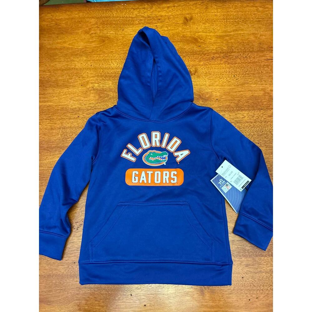 Florida Gators Youth XS Hoodie Blue NCAA Team Athletics Kids Pullover NWT‎